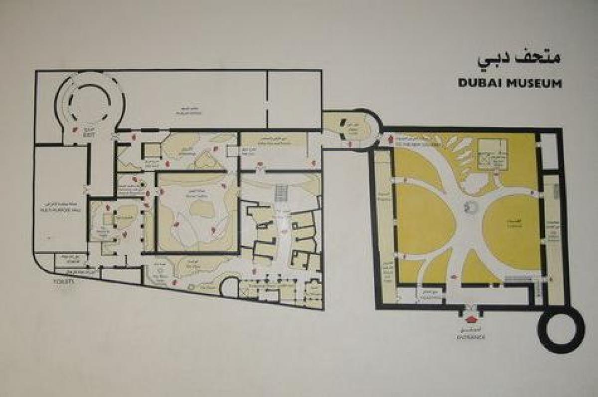 Muzej Dubai lokacija karti
