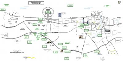 Investicijski park u Dubaiju lokacija karti