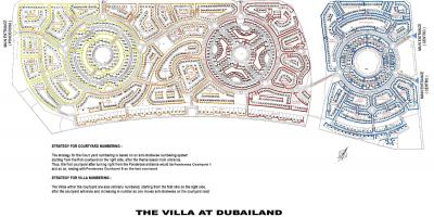 Vila Dubai lokacija na karti