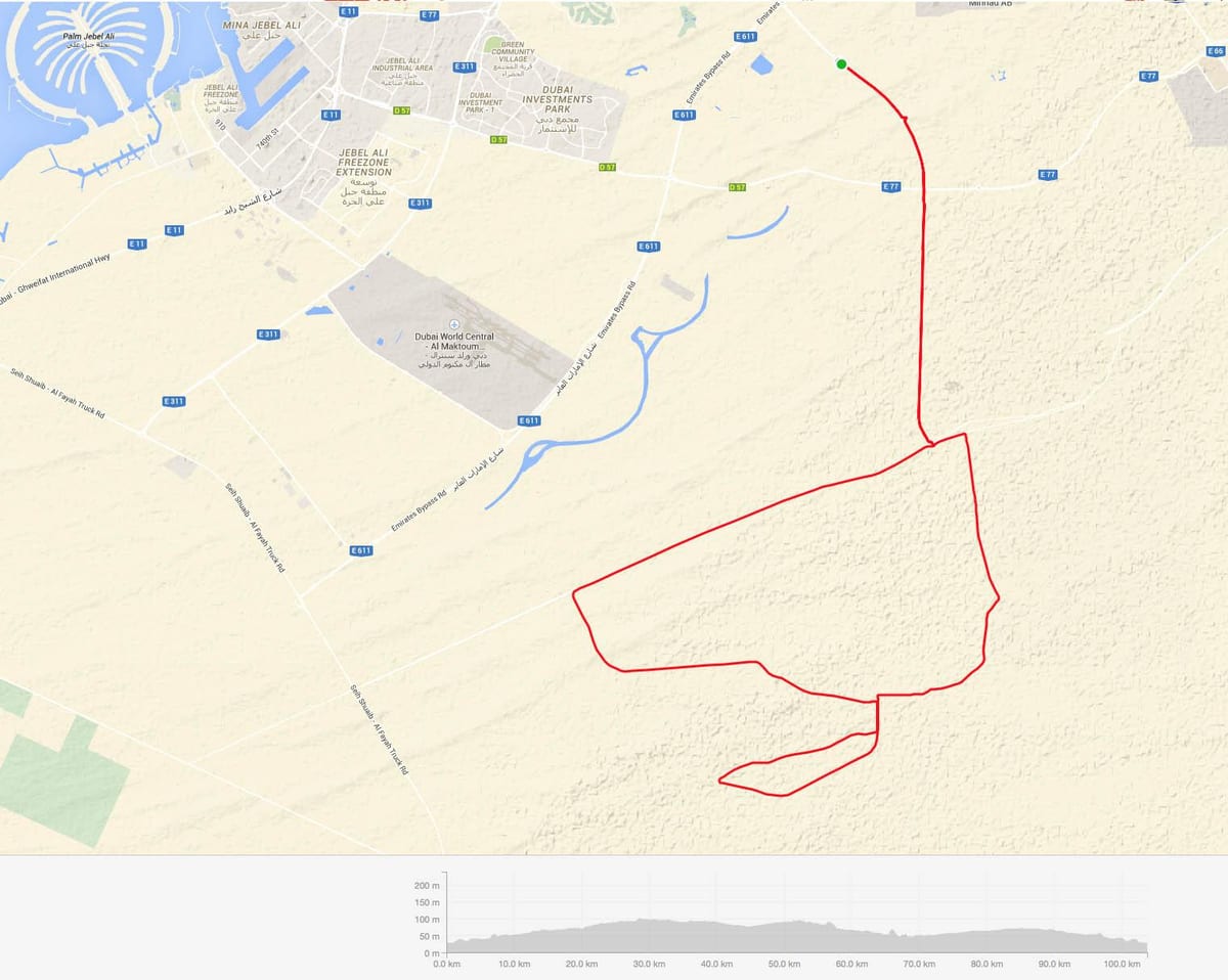 Put Al-Кудра ciklusa kartica putovanja