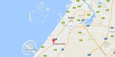 Dubai dvorište centar lokacija na karti