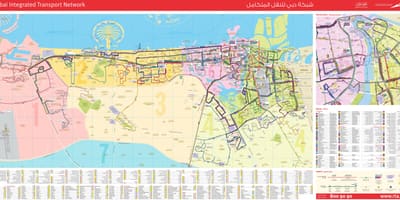 Dubai karta autobusnih linija