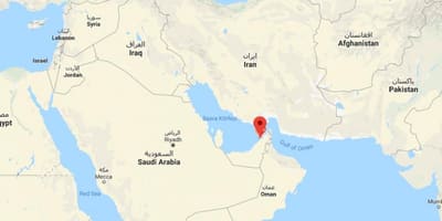 Položaj Dubai na karti svijeta